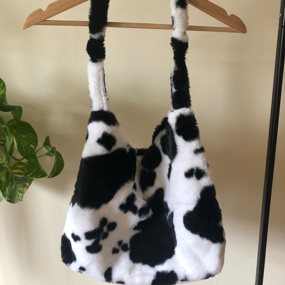 Shein cow print bag